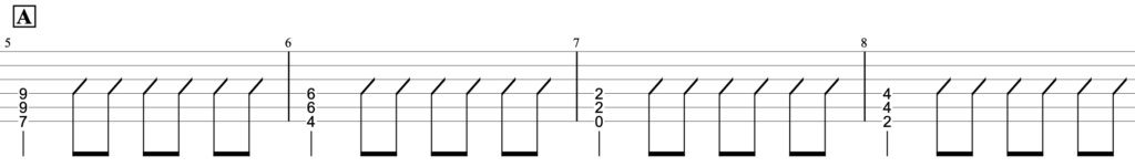 炎/B-DASHギターTAB譜・コード