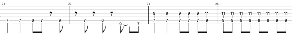 Time Capsule/CLUTCHOギター【TAB譜・コード】