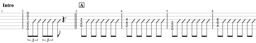 Time Capsule/CLUTCHOギター【TAB譜・コード】