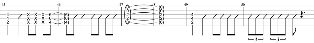 Time Capsule/CLUTCHOギター【TAB譜・コード】