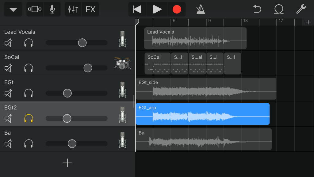 ギターレコーディング