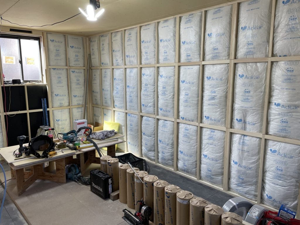 音楽スタジオ建設