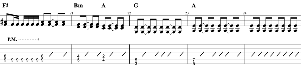 STAY GOLD ギターTAB譜