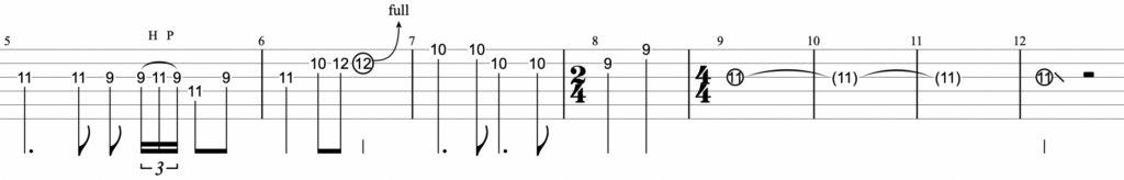 猫の惑星/打首獄門同好会ギターTAB譜