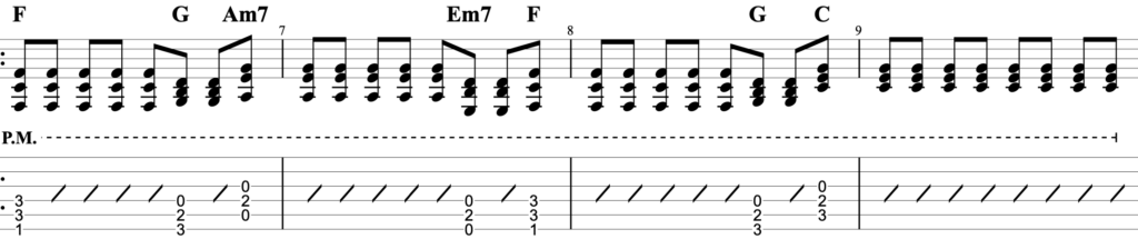Runaway DEAN FUJIOKAギターTAB譜 コード 歌詞