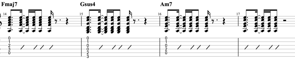 Runaway DEAN FUJIOKAギターTAB譜 コード 歌詞