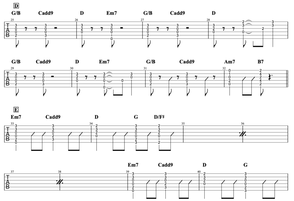 ビリミリオン/優里ギターTAB譜・コード・歌詞