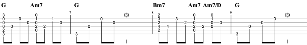 春夏秋冬　福山雅治ギターTAB譜・コード