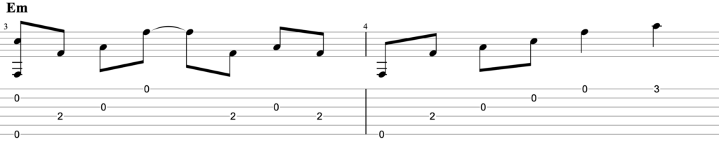 川の流れのようにギター【TAB譜】美空ひばり