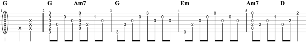 春夏秋冬　福山雅治ギターTAB譜・コード