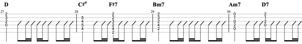 ふたり SixTONES ギター TAB譜 コード 歌詞