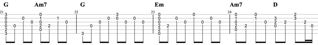 春夏秋冬　福山雅治ギターTAB譜・コード