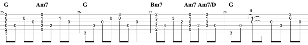 春夏秋冬　福山雅治ギターTAB譜・コード