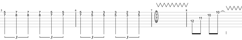 あの夏が聴こえてくる MAGIC ギター TAB譜 コード