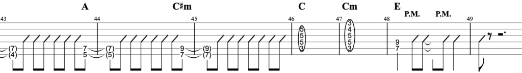 SPYAIR イマジネーション ギター TAB譜 コード