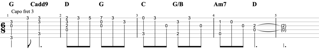 あいみょん 愛の花 ギター イントロ アレンジ TAB譜