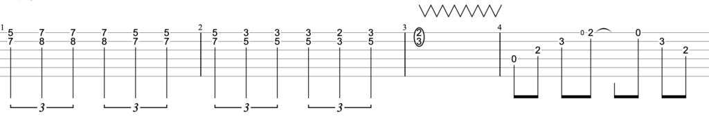 あの夏が聴こえてくる MAGIC ギター TAB譜 コード