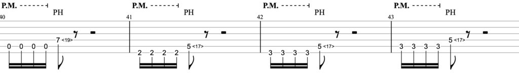 時空の迷い人ギターTAB譜