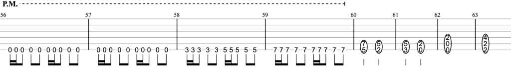 時空の迷い人ギターTAB譜