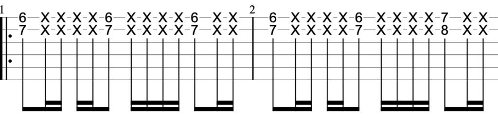 Ado-逆光ギターTAB譜(ウタ from ONE PIECE FILM RED)