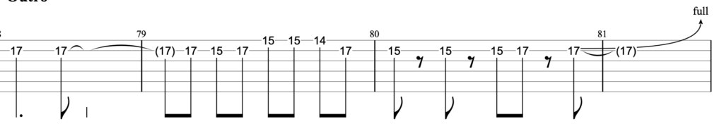 ブルージーンズメモリー/近藤真彦ギターTAB譜