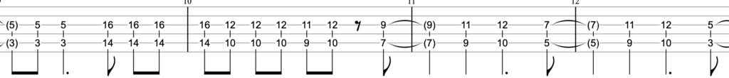 Nobody's Home/ONE OK ROCKギターTAB譜