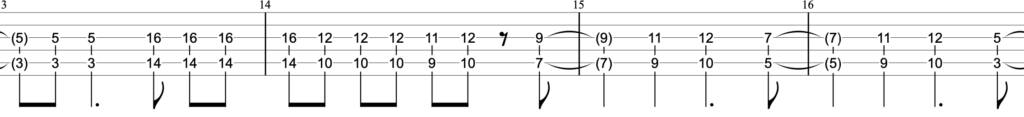 Nobody's Home/ONE OK ROCKギターTAB譜