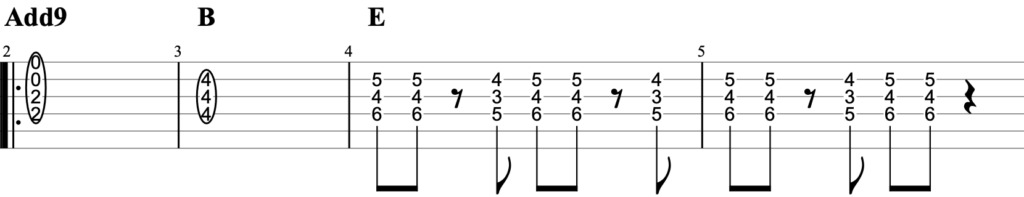 AIR - Last DanceギターTAB譜